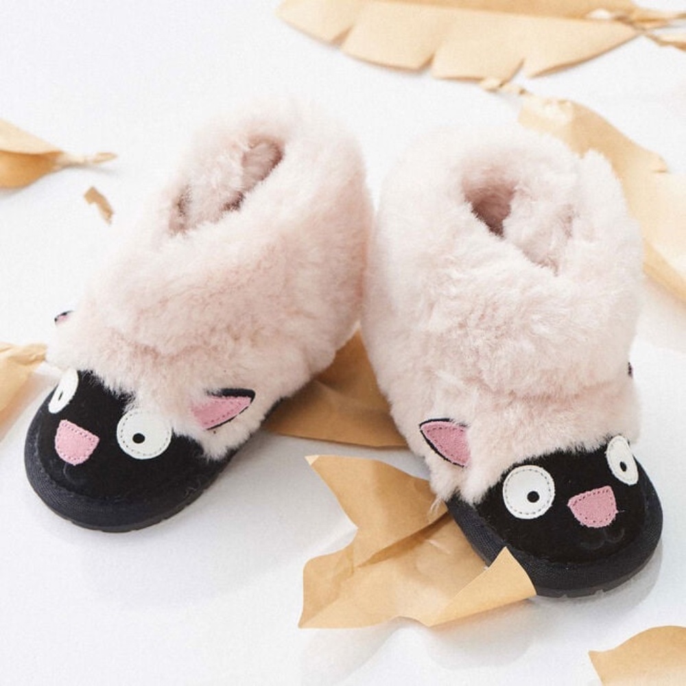 BRAND NEW baby emu Australia lamb walker Velcro boots size 6-12M Australian wool